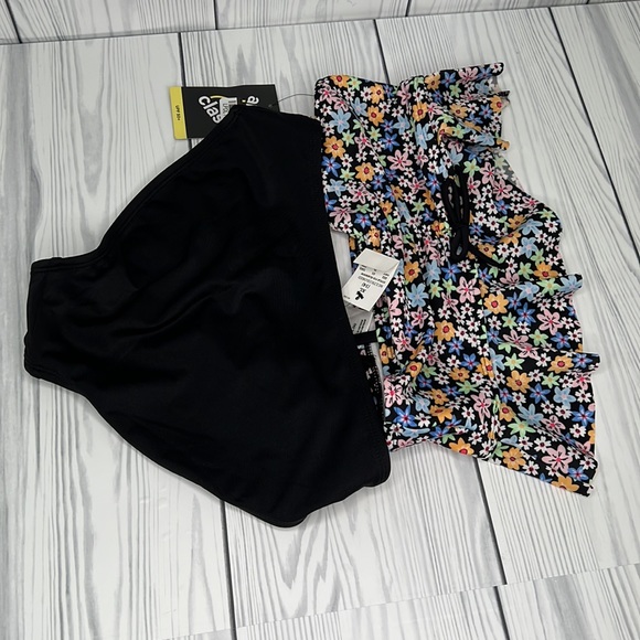 Girls' 'Itty Bitty Daisy Flounce' Midkini Set - art class - Picture 4 of 7